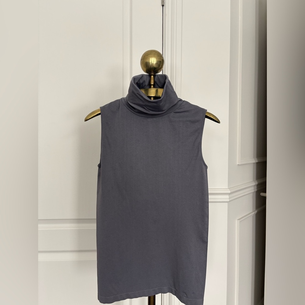 Gray Sleeveless Top